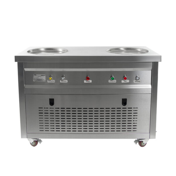 Фризер для ролл мороженого KCB-2Y Foodatlas (стол для топпингов, система контроля температуры) Миллионы товаров 4