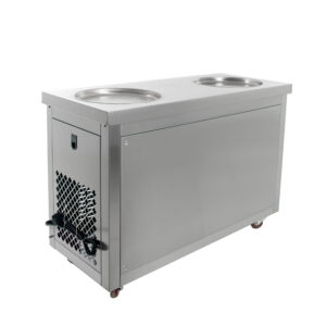 Фризер для ролл мороженого KCB-2Y Foodatlas (стол для топпингов, система контроля температуры) Миллионы товаров