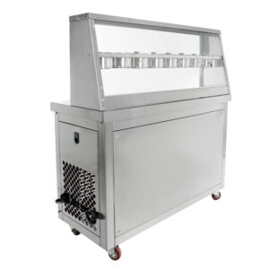 Фризер для ролл мороженого KCB-2Y Foodatlas (контейнеры, стол для топпингов,  контроль температуры) Миллионы товаров