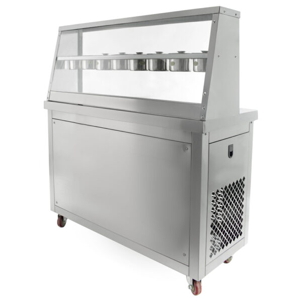 Фризер для ролл мороженого KCB-2Y Foodatlas (контейнеры, стол для топпингов,  контроль температуры) Миллионы товаров 2